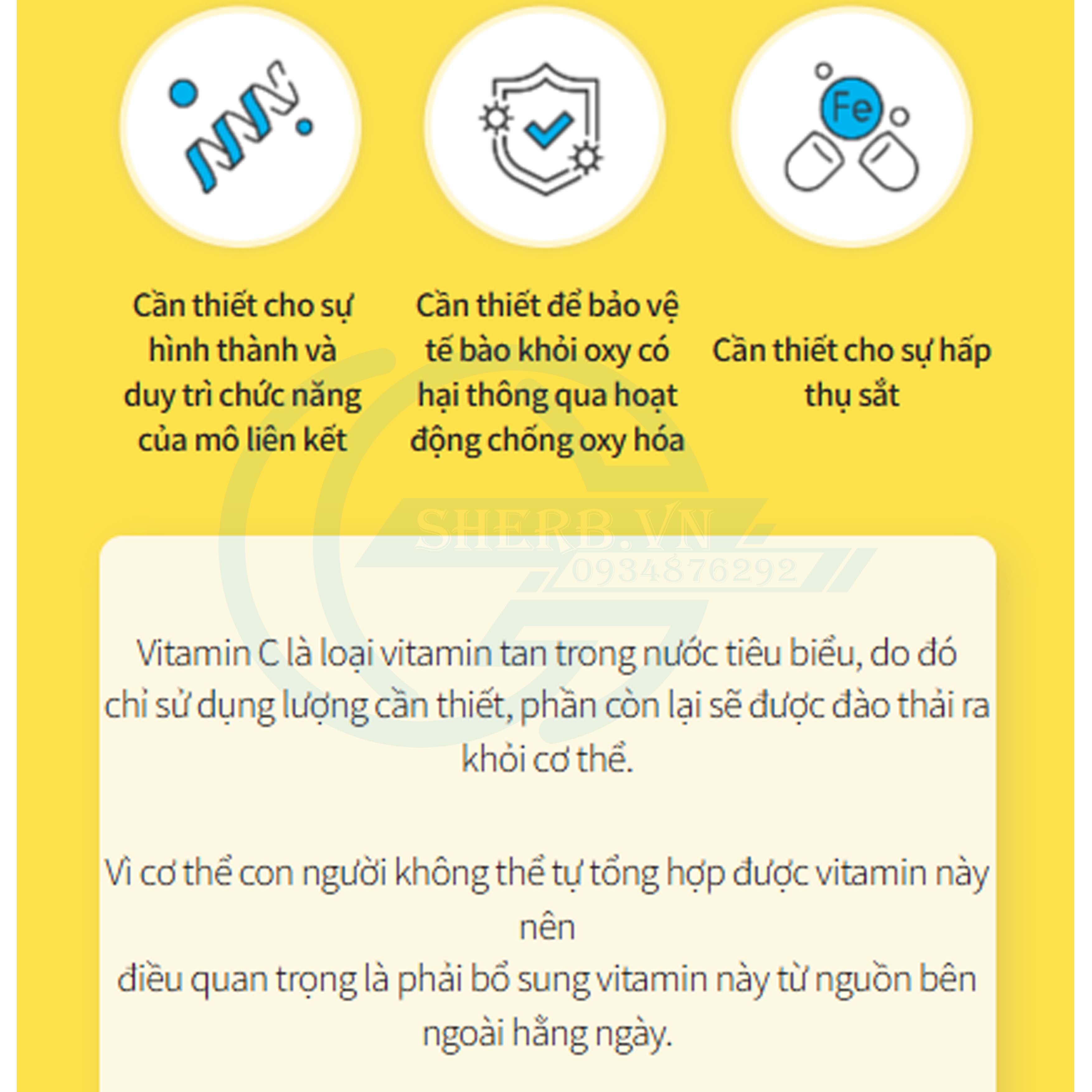 [SHERB] Atomy Vital Color Vitamin C loại 500mg/ gói
