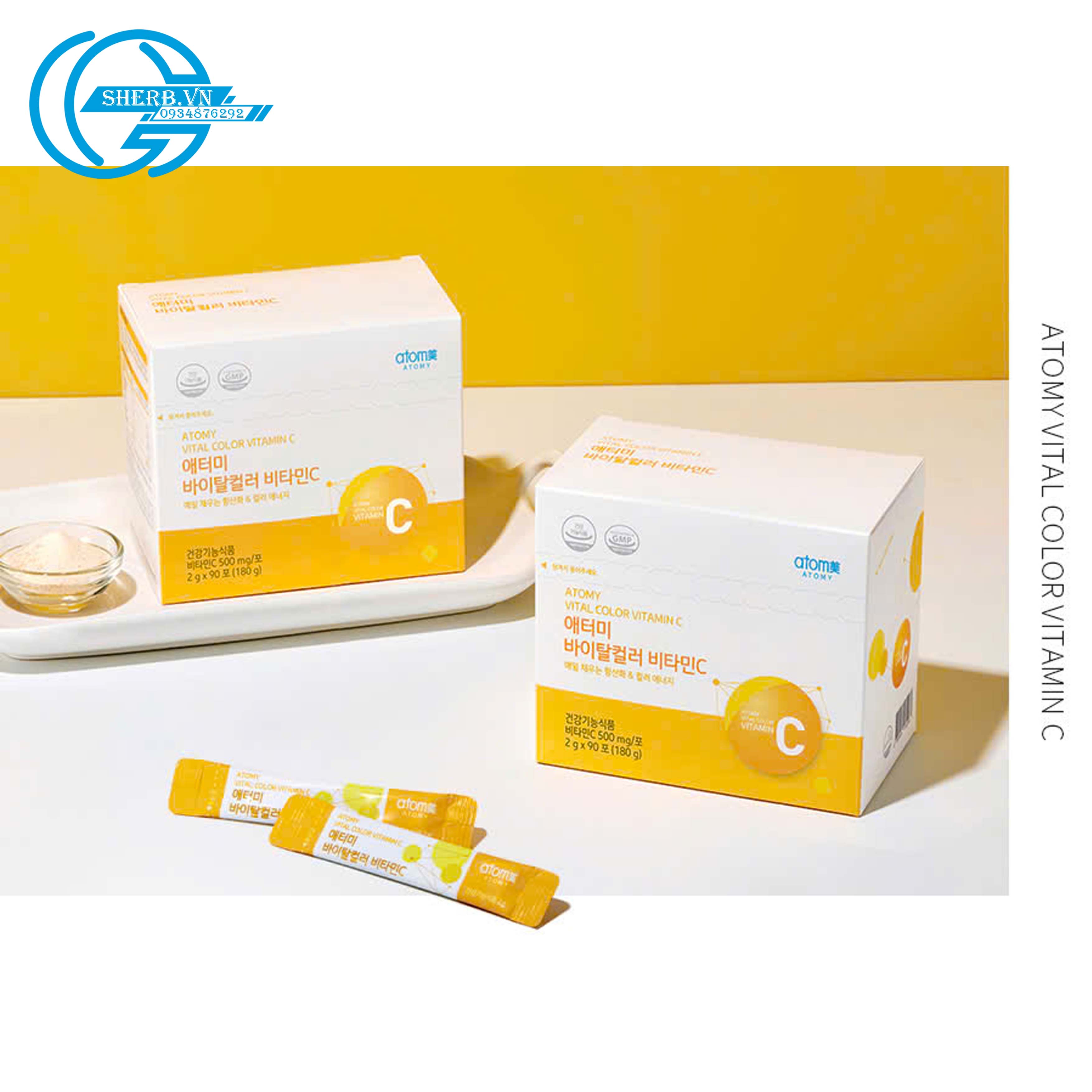 [SHERB] Atomy Vital Color Vitamin C loại 500mg/ gói
