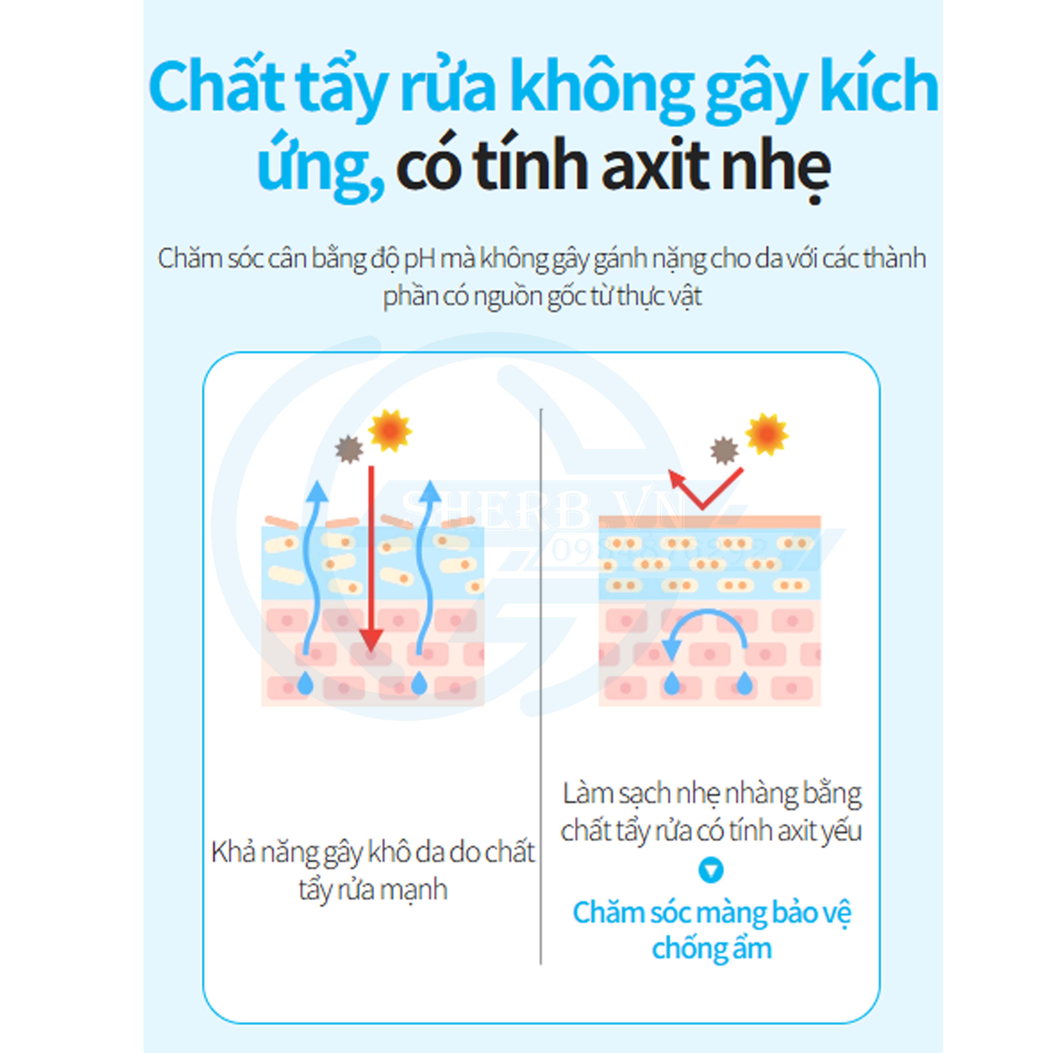 [SHERB] Sữa rửa mặt tạo bọt Atomy Eco Mild Bubble Cleanser