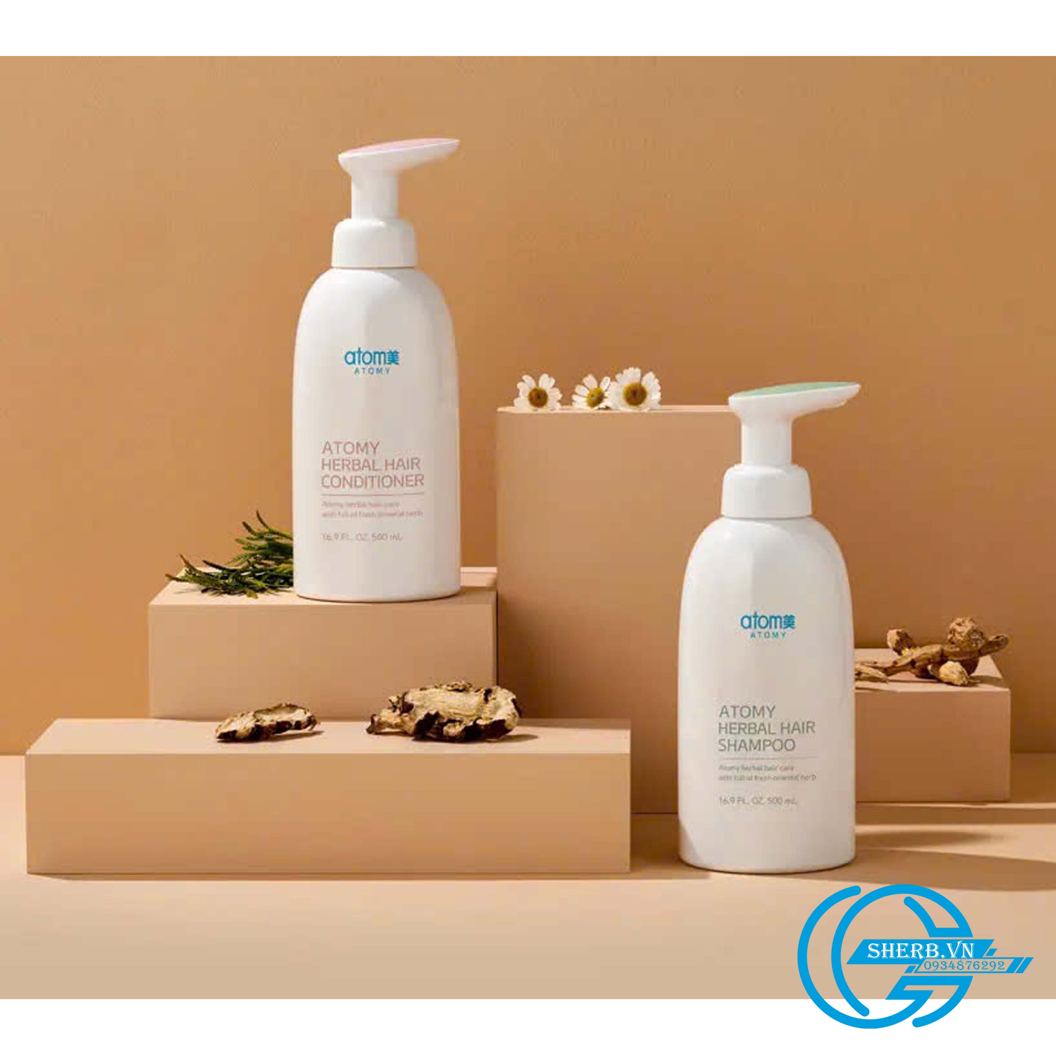 Dầu gội - xả Thảo Dược Atomy