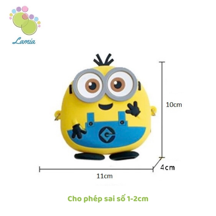 Túi Đeo Chéo Silicon Hình Thú Đáng Yêu Đựng Tiền Lì Xì Cho Bé Trai, Bé Gái