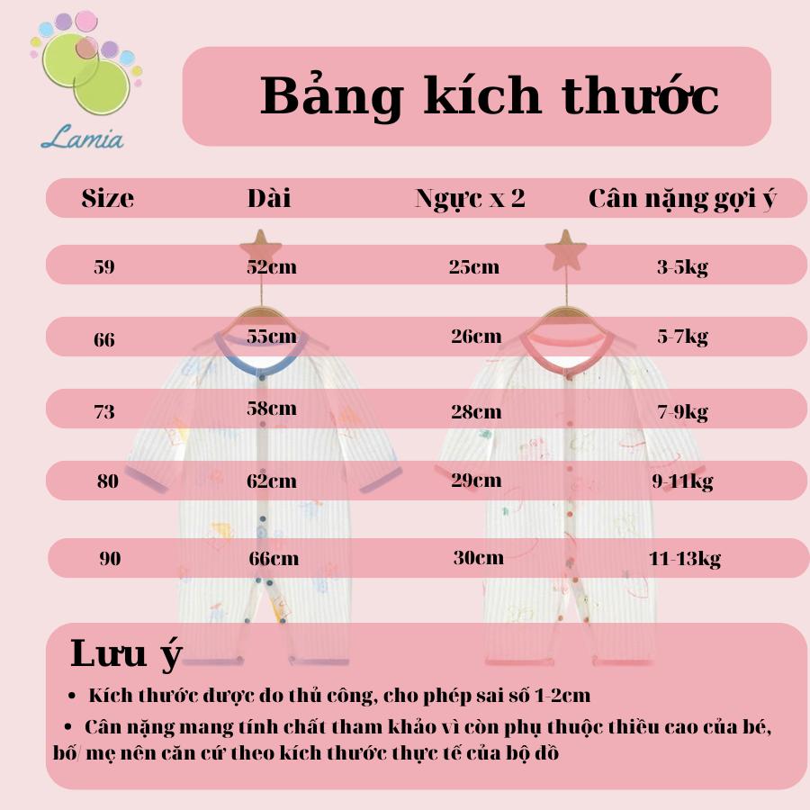 Body mỏng dài tay phối lưới mỏng mát cho bé sơ sinh mặc nằm điều hòa 20BDD
