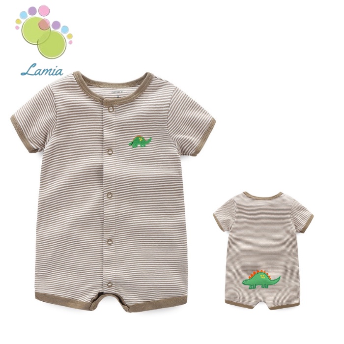 Bộ Body Đùi Hè Xuất Dư, Romper Đùi Cho Bé Trai Sơ Sinh 2-24 Tháng Lamia