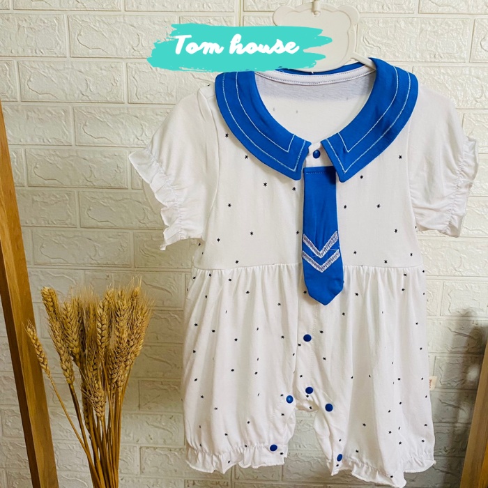 Bộ Đồ Liên Thân Body Đùi Hè Mỏng Mát Phong Cách Tiểu Thư Cho Bé Gái