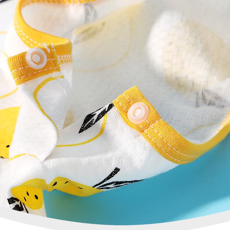 Bodysuits Cộc Tay Mùa Hè Cotton Thoáng Mát Mùa Hè Cho Bé Trai, Bé Gái 01BDS