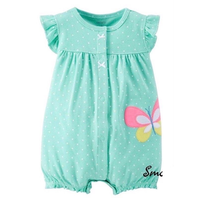 Body Đùi Hè, Romper Đùi Xuất Dư Cho Bé Gái 3-24 tháng