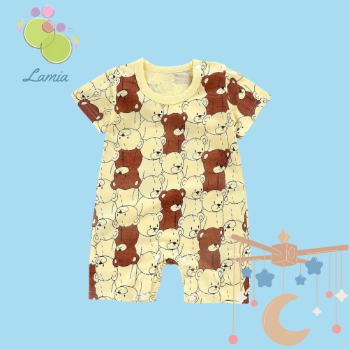 Bodysuits Body Cotton Hè Xuất Nhật Cho Bé Trai Bé Gái Sơ Sinh
