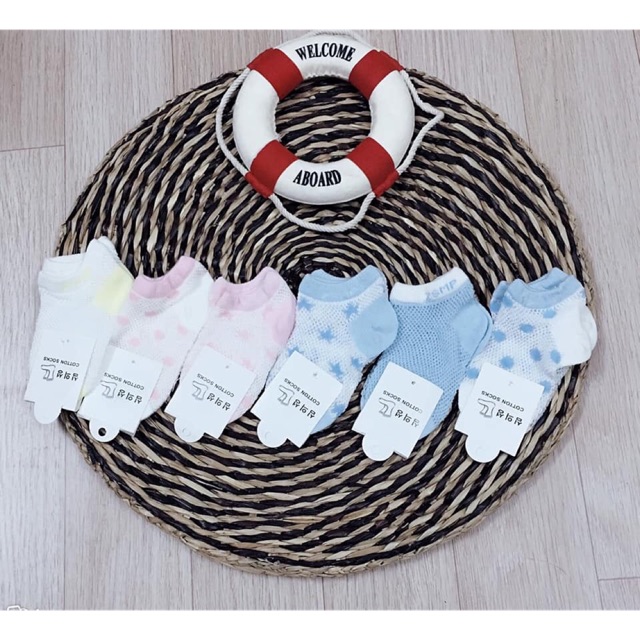Set 5 tất lưới cho bé sơ sinh
