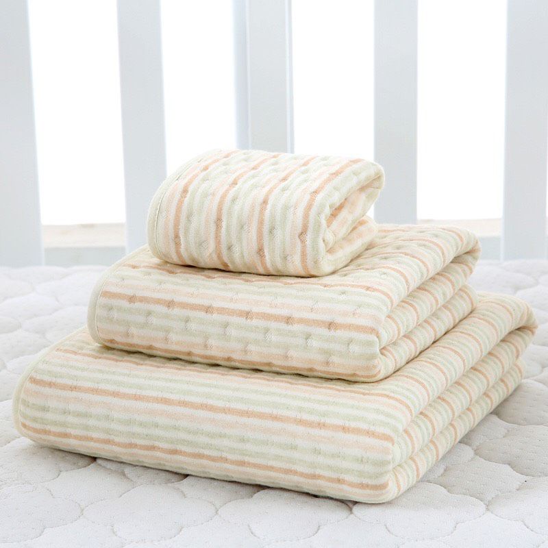 Tấm Lót Chống Thấm Cotton Organic Hữu Cơ Tuyệt Đối An Toàn Cho Bé