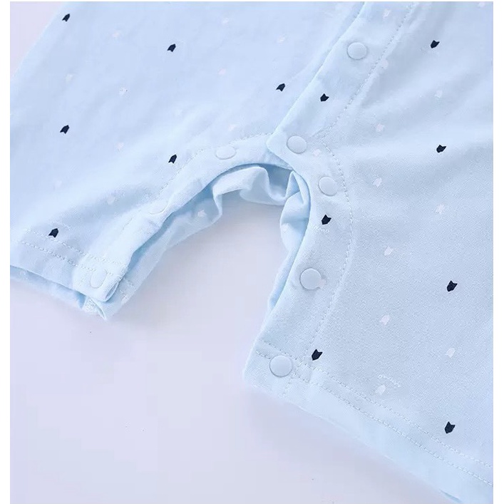 Bộ Đồ Liền thân Mùa Hè Body Đùi Cúc Giữa Cho Bé Sơ Sinh 25BDDU