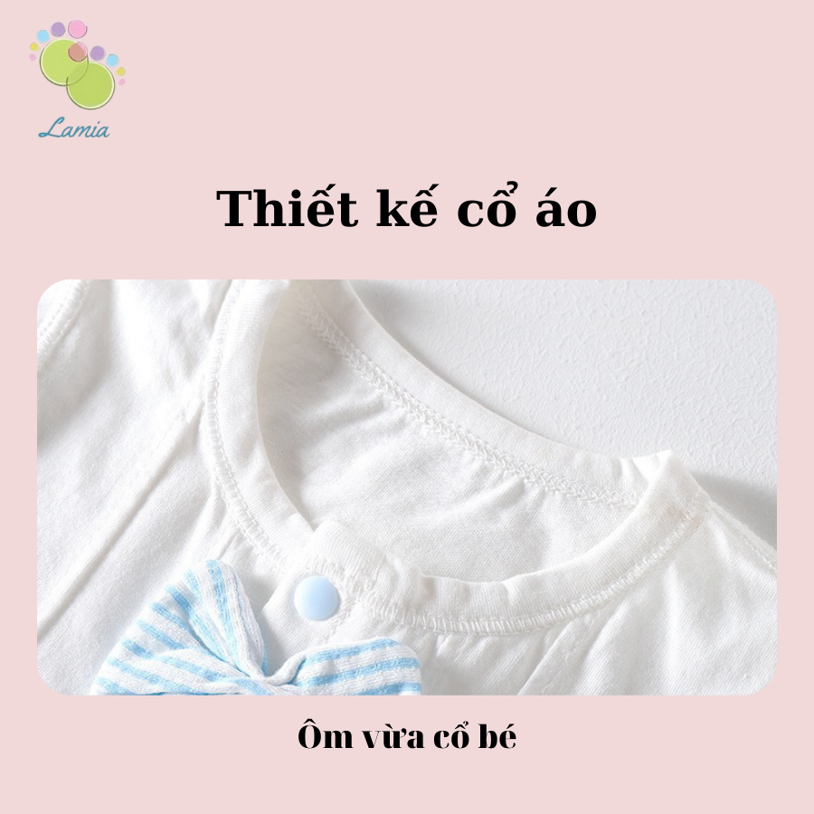 Body đùi hè mỏng mát phong cách công tử cho bé sơ sinh 𝟒𝟔𝐁𝐃𝐃𝐔