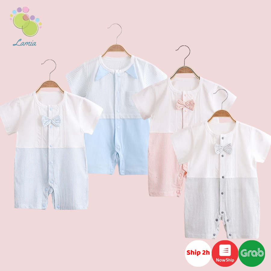 Body đùi hè mỏng mát phong cách công tử cho bé sơ sinh 𝟒𝟔𝐁𝐃𝐃𝐔