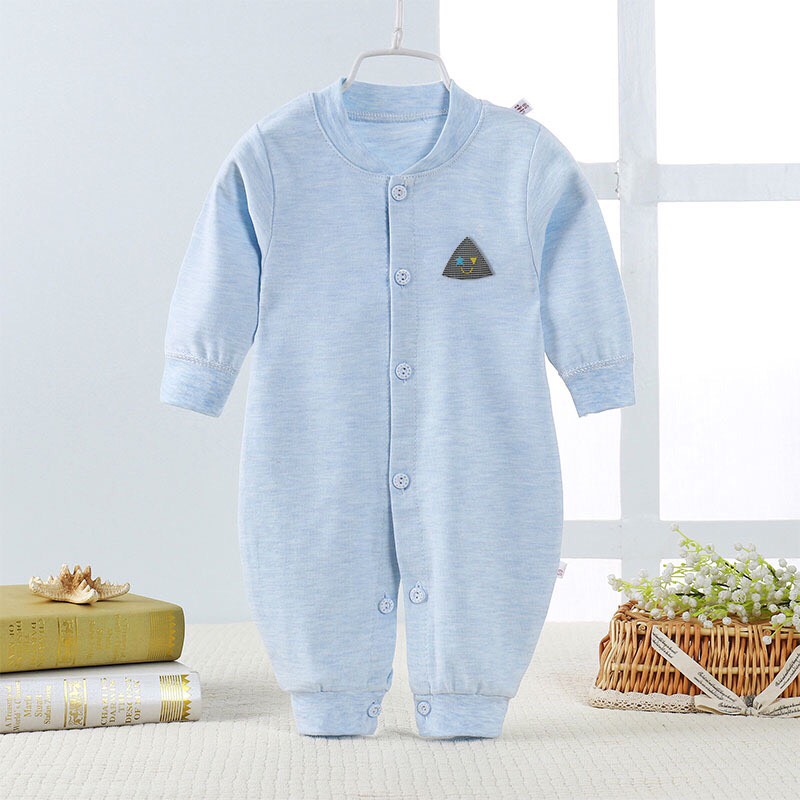 Bộ Body Dài Tay Liền Thân, Sleepsuit Cho Bé Sơ Sinh 05BDD