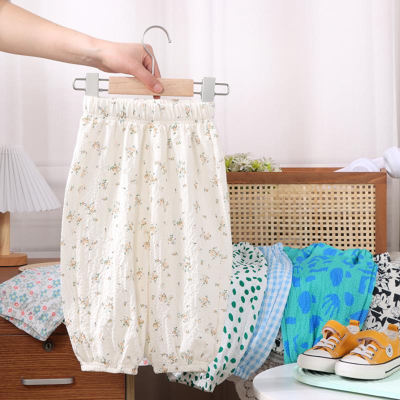 Quần Chống Muỗi Cho Bé Gái Chất Cotton Thông Hơi Mỏng Nhẹ Mặc 4 Mùa 04QD
