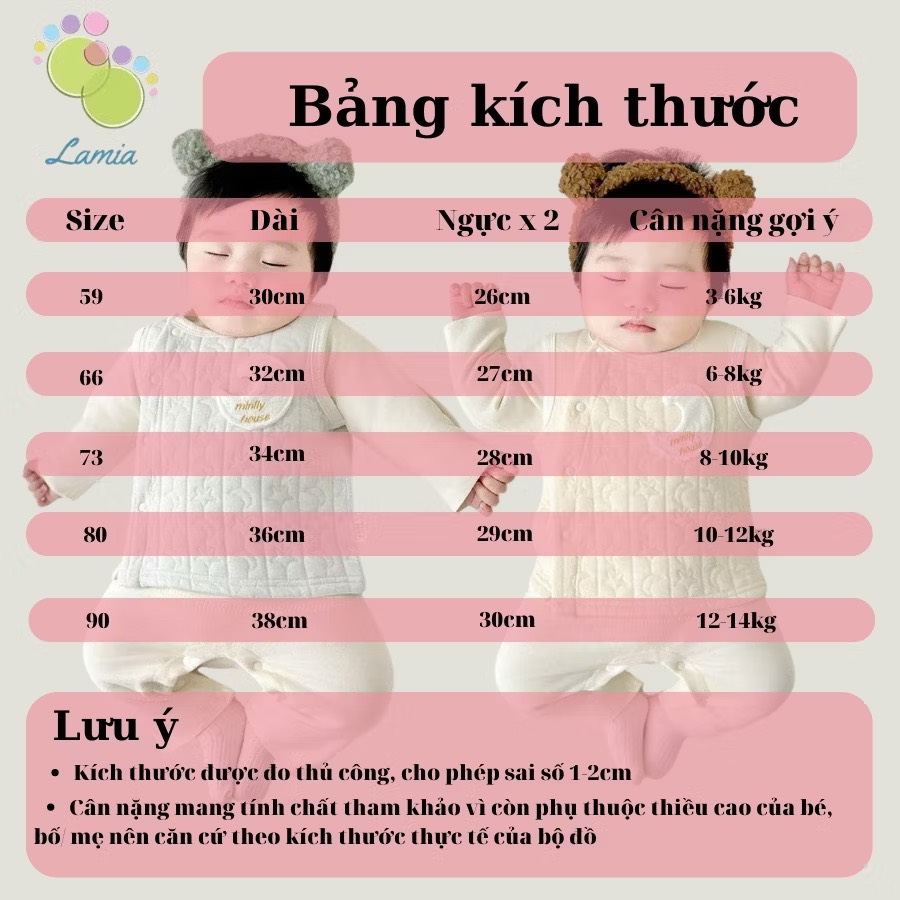 Áo Gile Nỉ Bông Mềm Mại Ấm Áp Cho Bé 0-3 Tuổi 𝟏𝟎𝐀𝐊