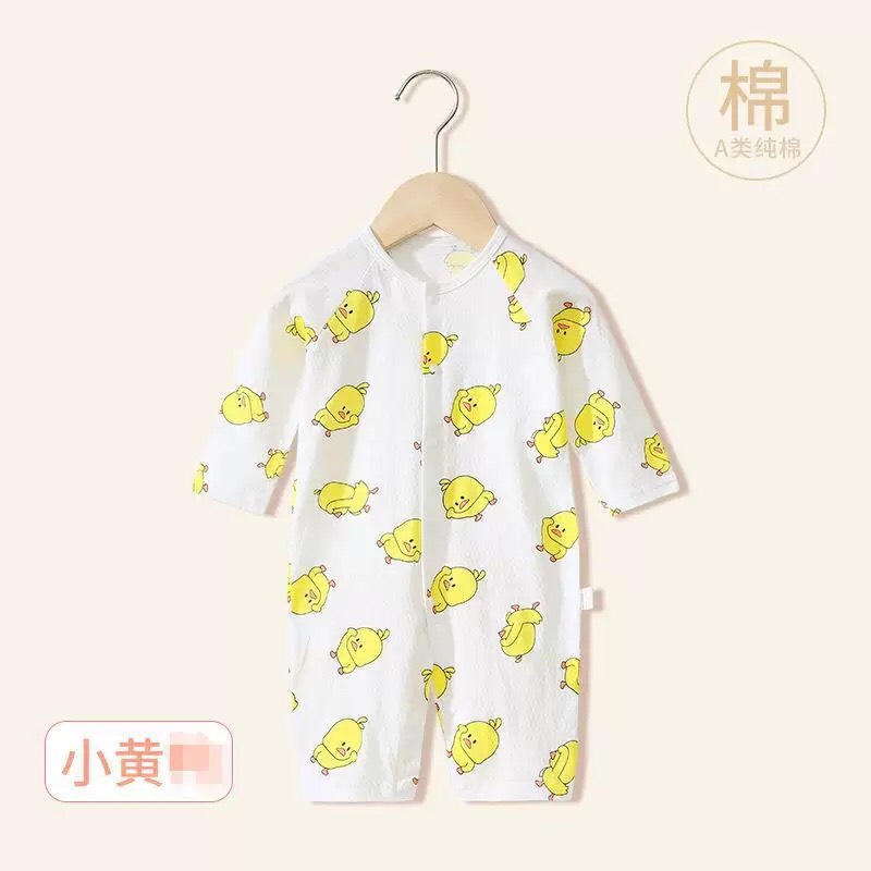 Body Dài Tay Nằm Điều Hoà Vải Thông Hơi Mỏng Mát Cho Bé Trai, Bé Gái 03BDD