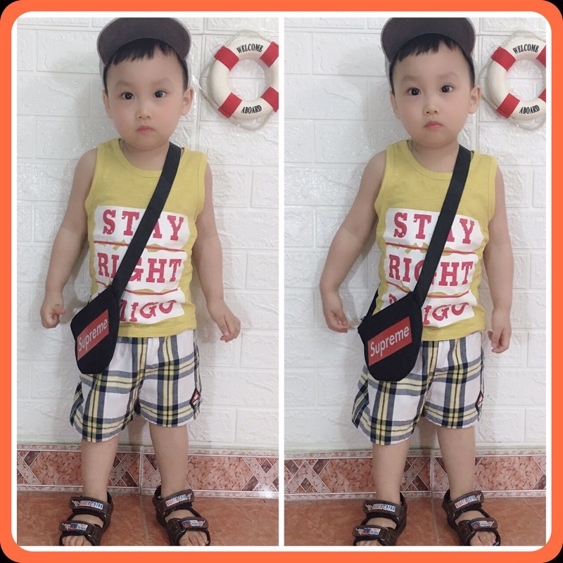 Áo Thun Ba Lỗ Cotton Xược Mỏng Mát Ngày Hè Cho Bé