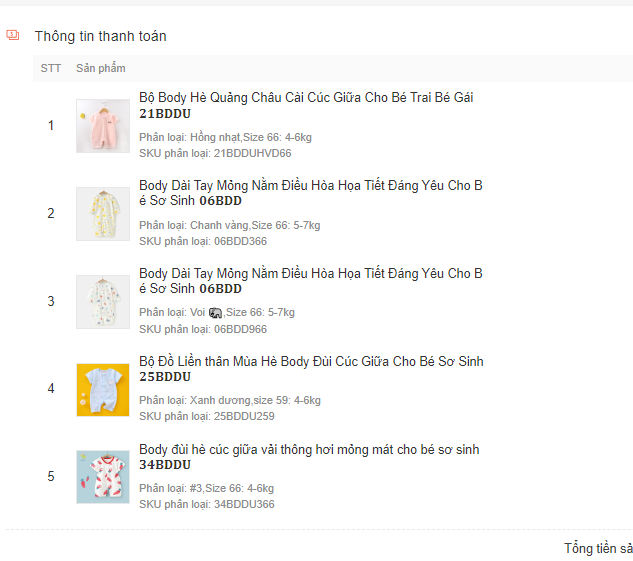 BODY ĐÙI QUẢNG CHÂU CHO BÉ TRAI BÉ GÁI MÙA HÈ