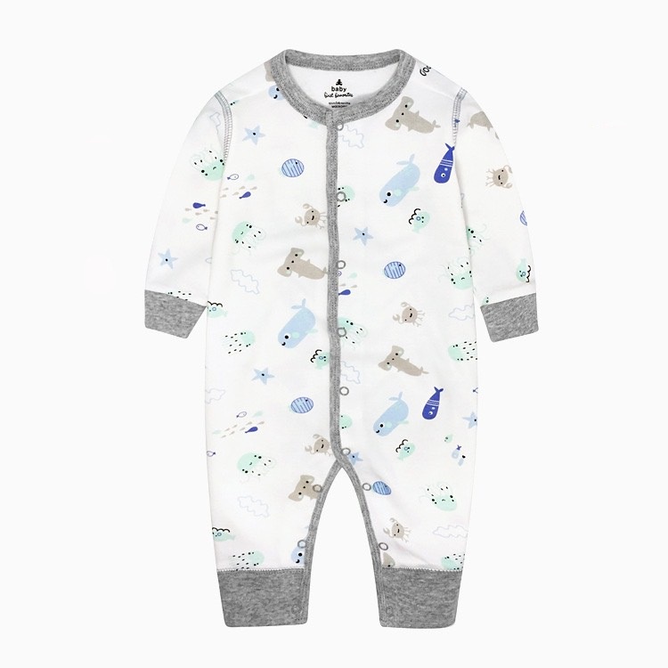 Sleepsuit Dài Tay Thu Đông Không Bàn Cho Bé Sơ Sinh 𝟐𝟑𝐁𝐃𝐃