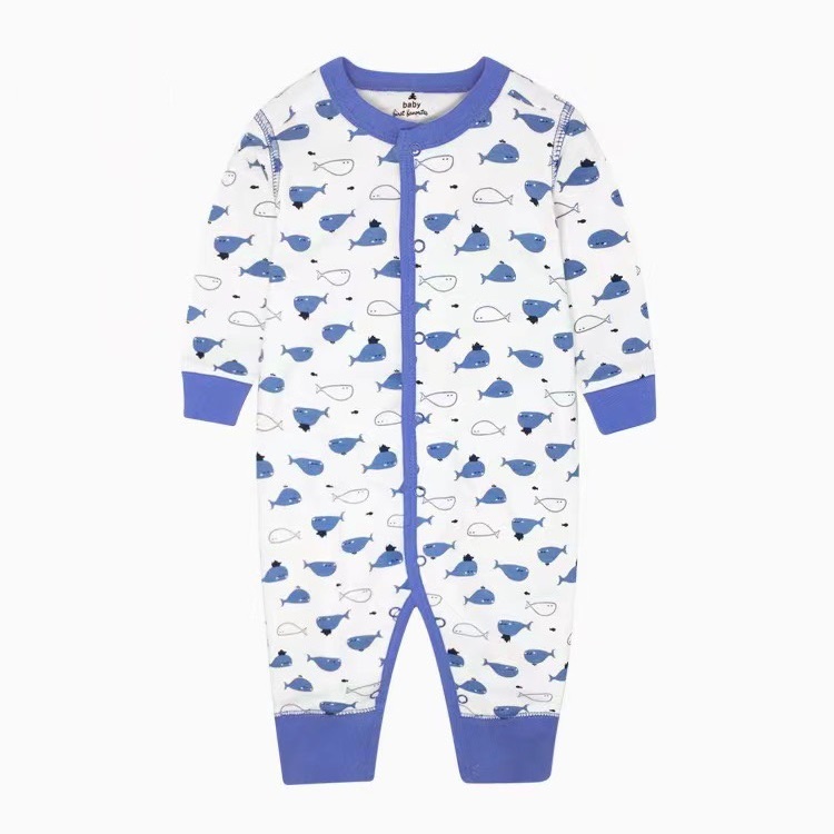Sleepsuit Dài Tay Thu Đông Không Bàn Cho Bé Sơ Sinh 𝟐𝟑𝐁𝐃𝐃