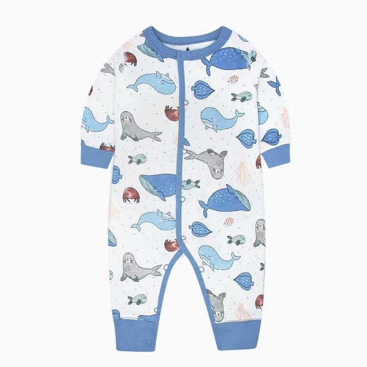 Sleepsuit Dài Tay Thu Đông Không Bàn Cho Bé Sơ Sinh 𝟐𝟑𝐁𝐃𝐃