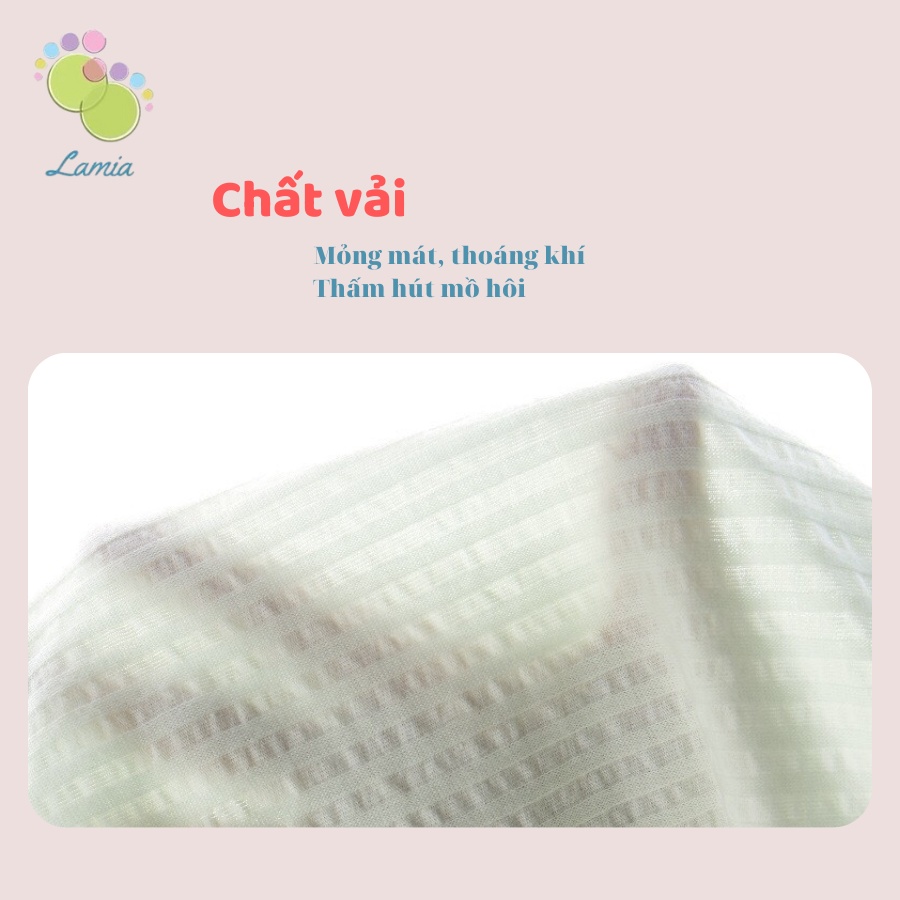 Bộ Áo Liền Thân Sát Nách Mùa Hè Mỏng Mát Hoạ Tiết Đáng Yêu Cho Bé Trai, Bé Gái Sơ Sinh 𝟑𝟗𝐁𝐃𝐃𝐔