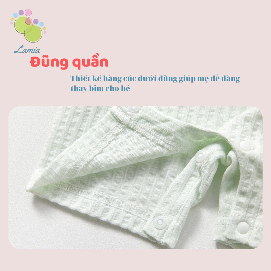 Bộ Áo Liền Thân Sát Nách Mùa Hè Mỏng Mát Hoạ Tiết Đáng Yêu Cho Bé Trai, Bé Gái Sơ Sinh 𝟑𝟗𝐁𝐃𝐃𝐔
