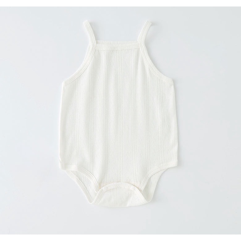 Quần áo cho trẻ sơ sinh Bodysuit 2 dây mùa hè hình thú cho bé 𝟎𝟖𝐁𝐃𝐒𝟐𝐃