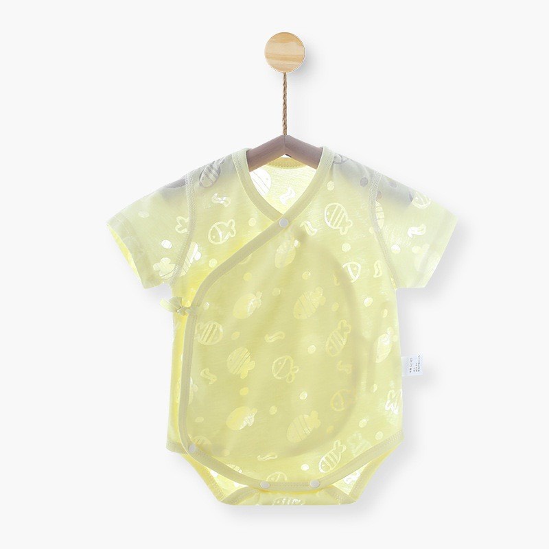 Bộ Bodysuit Cộc Tay Thông Hơi Hè Mỏng Mát Cho Bé Sơ Sinh 𝟏𝟓𝐁𝐃𝐒