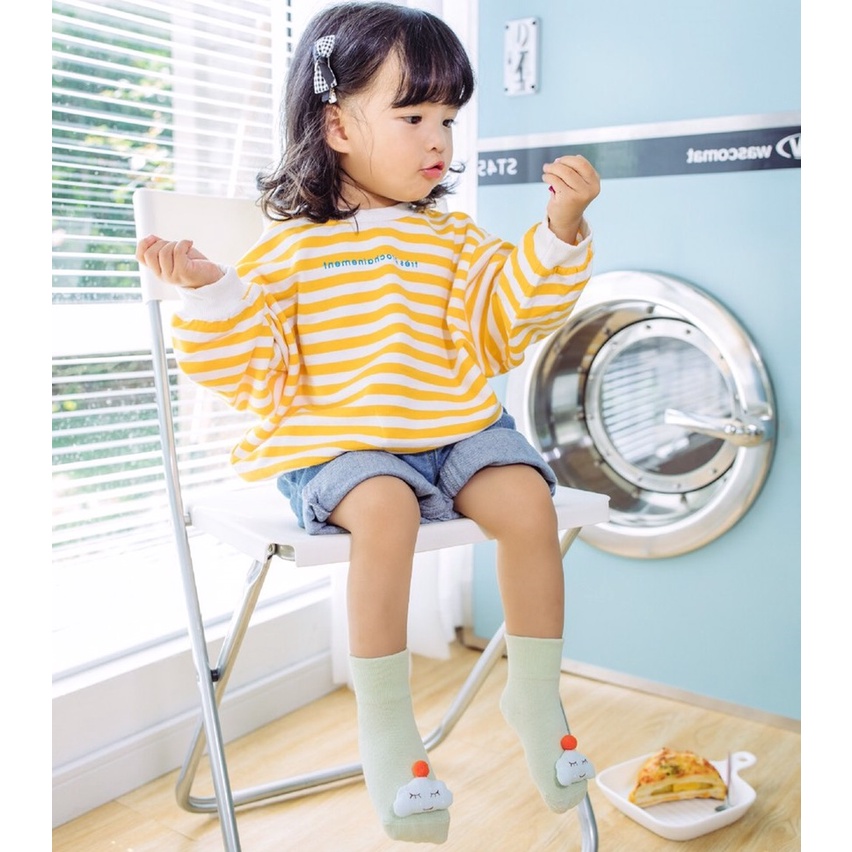 Tất Vớ Thú Chống Trượt Họa Tiết 3D Dễ Thương Cho Bé Sơ Sinh 𝟎𝟑𝐓𝐓