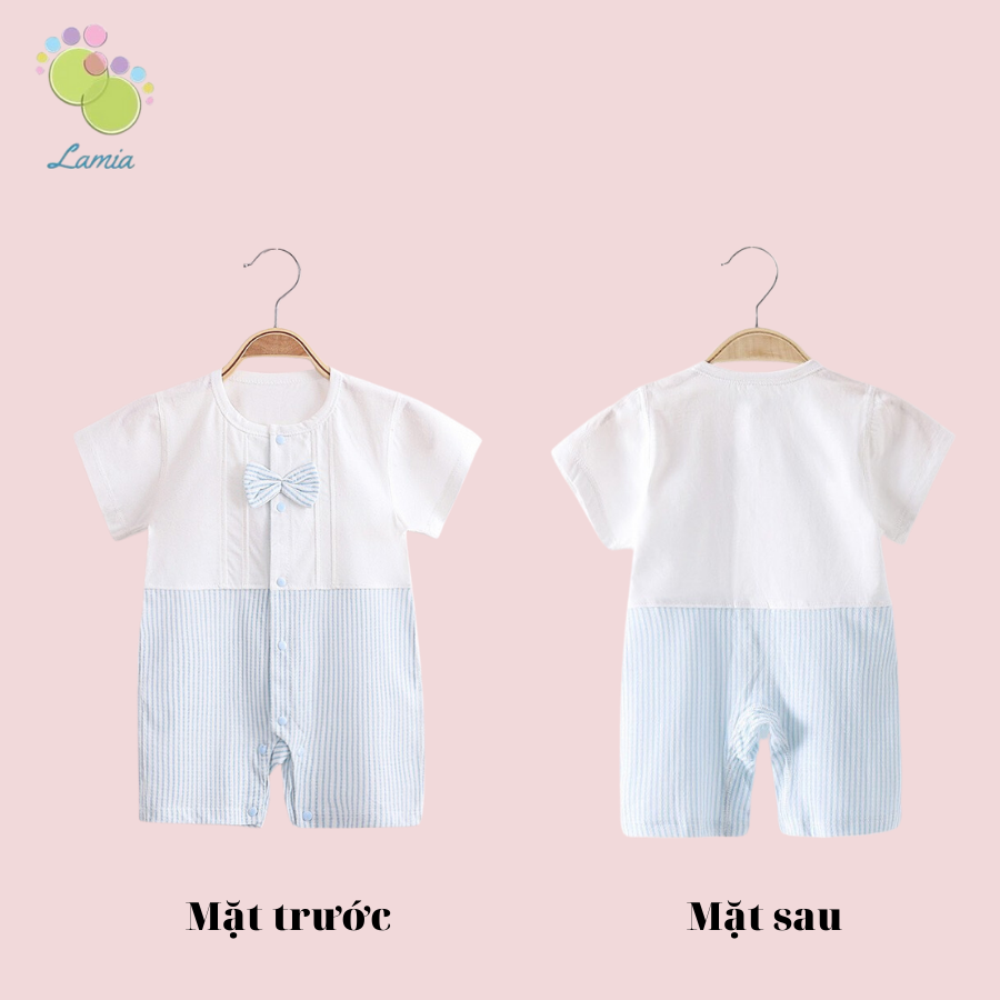 Body đùi hè mỏng mát phong cách công tử cho bé sơ sinh 𝟒𝟔𝐁𝐃𝐃𝐔