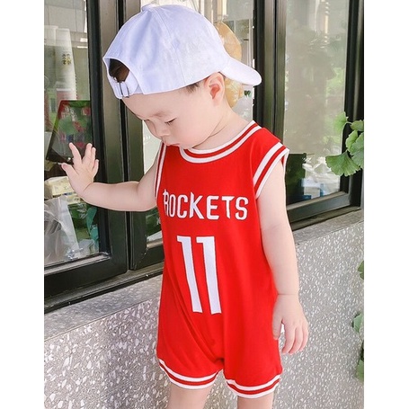 Bộ Body Đùi kiểu dáng bóng chày phong cách thể thao cho bé sơ sinh 06BDDU