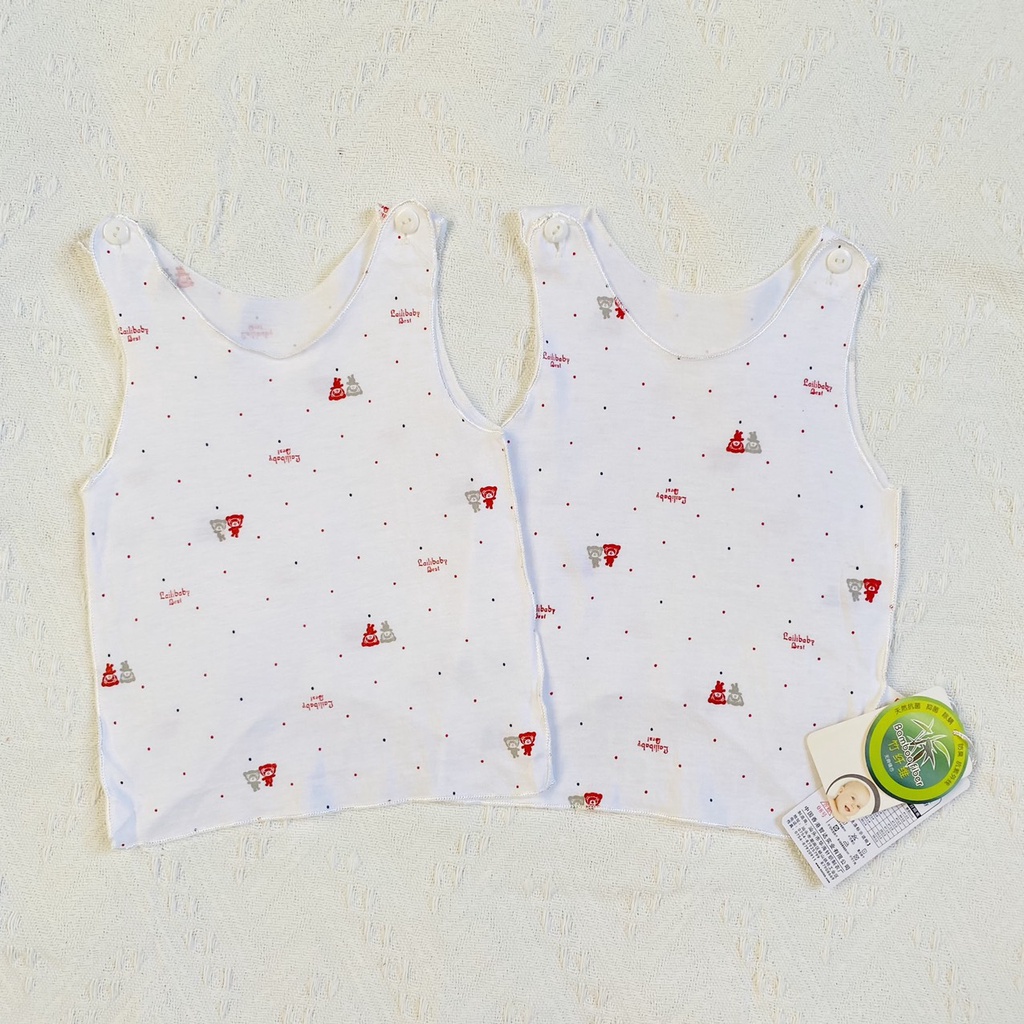 Set 2 áo gile hè mỏng mát cho bé sơ sinh dưới 5kg