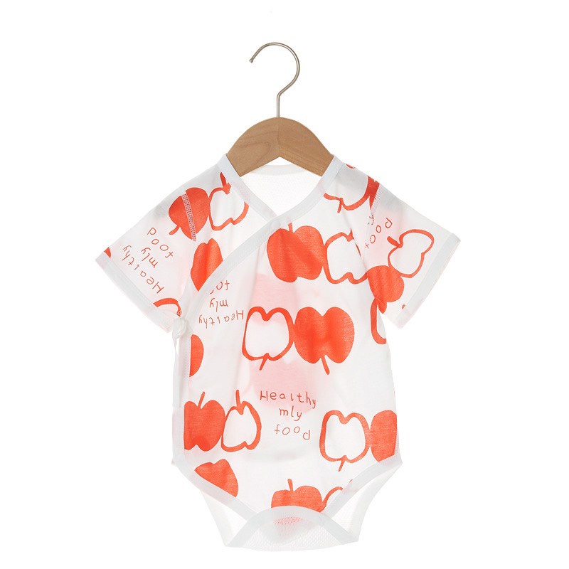 Bodysuit hè mỏng mát có lỗ thông hơi cho bé trai bé gái sơ sinh nằm điều hòa 𝟏𝟖𝐁𝐃𝐒