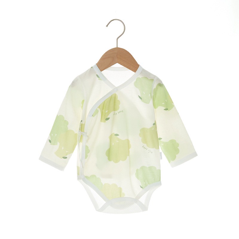 Bodysuit hè mỏng mát có lỗ thông hơi cho bé trai bé gái sơ sinh nằm điều hòa 𝟏𝟖𝐁𝐃𝐒