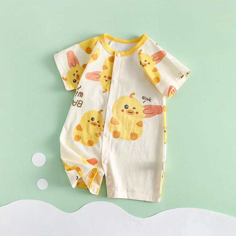 đồ cho bé trai bé gái sơ sinh bộ body đùi cộc tay cúc giữa mùa hè hàng Quảng Châu cao cấp 𝟒𝟓𝐁𝐃𝐃𝐔