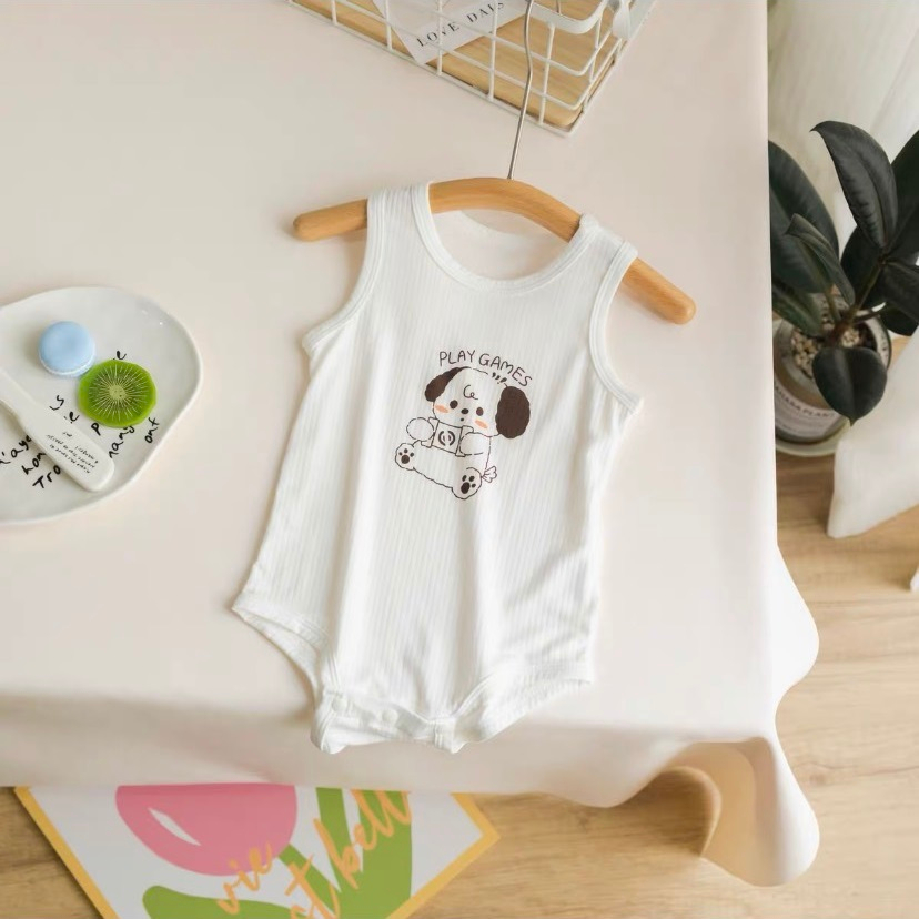Body Chip Cho Bé Trai Bé Gái Sơ Sinh Mặc Hè Vải Cotton Co Dãn Mỏng Mát 𝟐𝟏𝐁𝐃𝐒