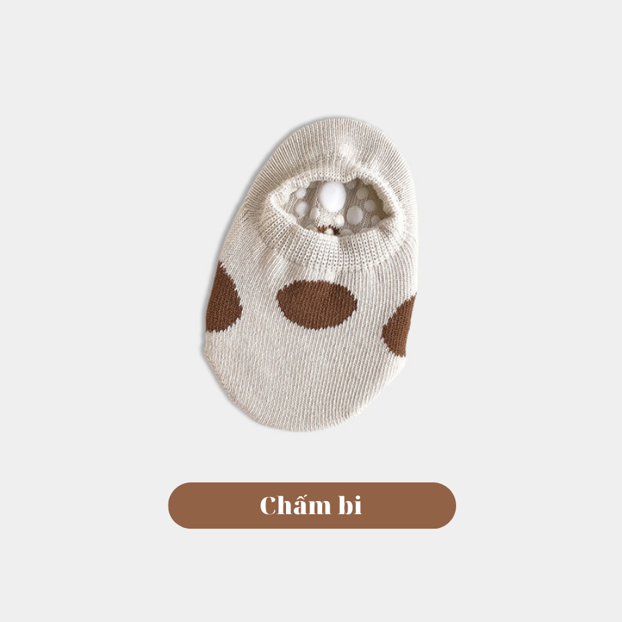 Tất vớ chống trượt hình gấu phong cách Hàn Quốc cho bé trai bé gái 𝟏𝟏𝐓𝐋
