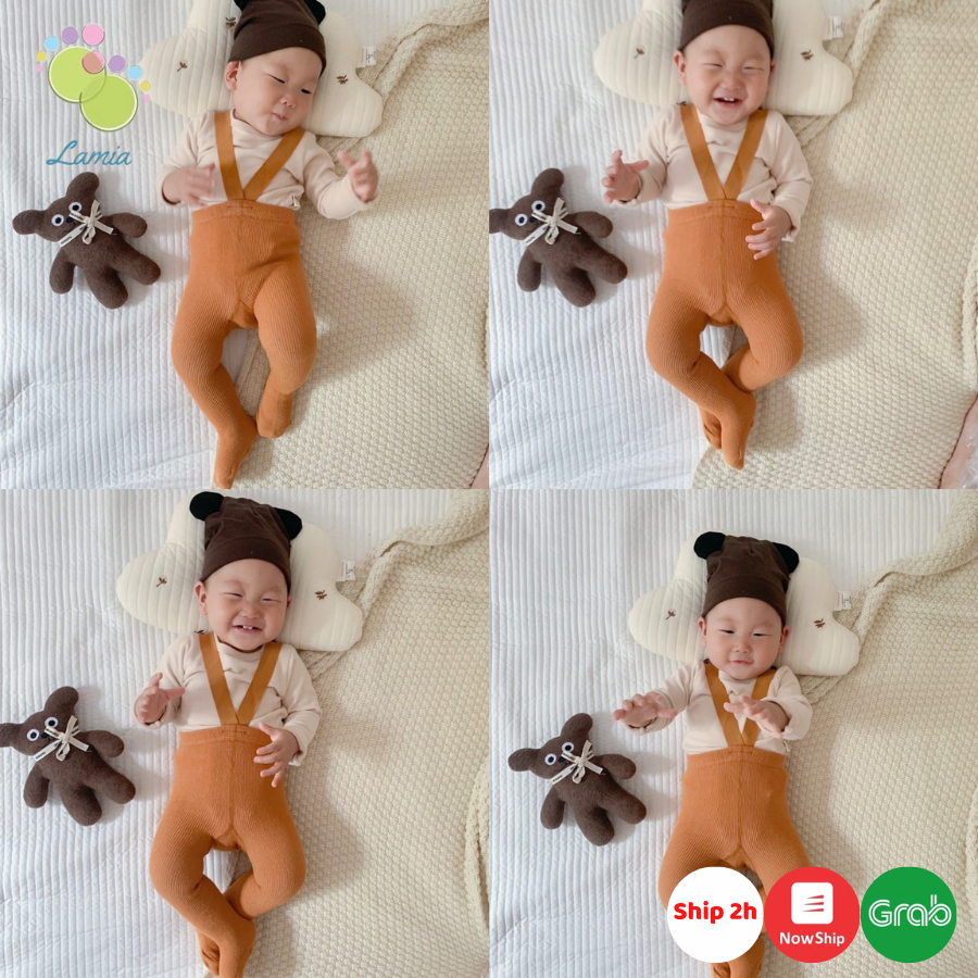 Quần tất yếm có bàn phong cách Hàn Quốc đáng yêu cho bé 𝟎𝟓𝐐𝐘𝐂𝐁