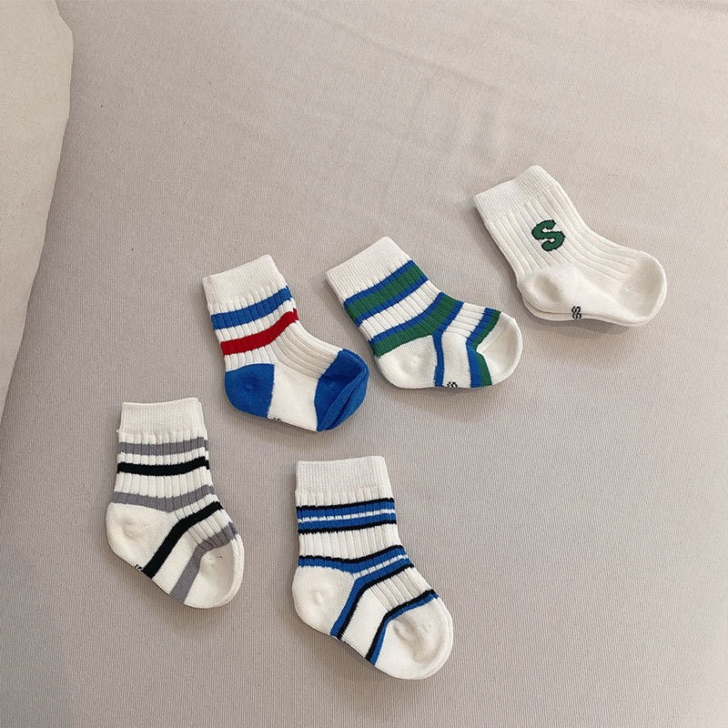 Tất vớ len cao cổ kiểu dáng thể thao cho bé sơ sinh - 3 tuổi 𝟎𝟔𝐓𝐂𝐂