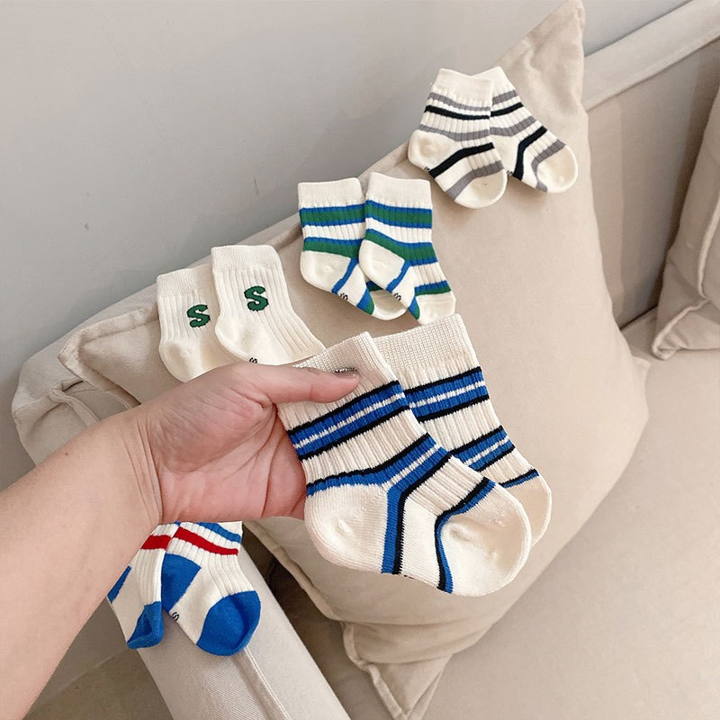 Tất vớ len cao cổ kiểu dáng thể thao cho bé sơ sinh - 3 tuổi 𝟎𝟔𝐓𝐂𝐂