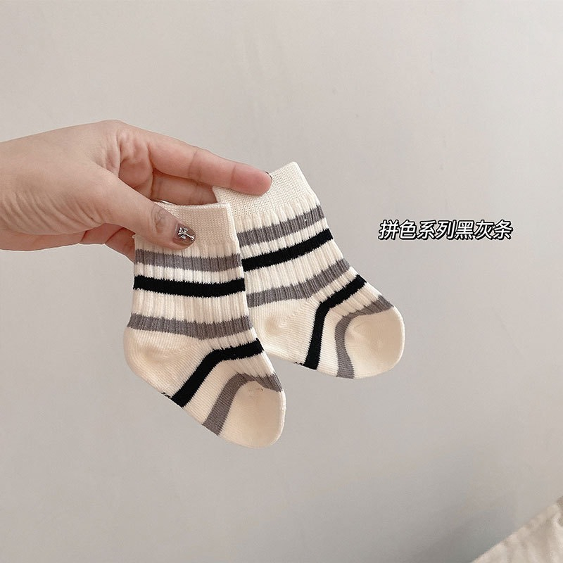 Tất vớ len cao cổ kiểu dáng thể thao cho bé sơ sinh - 3 tuổi 𝟎𝟔𝐓𝐂𝐂