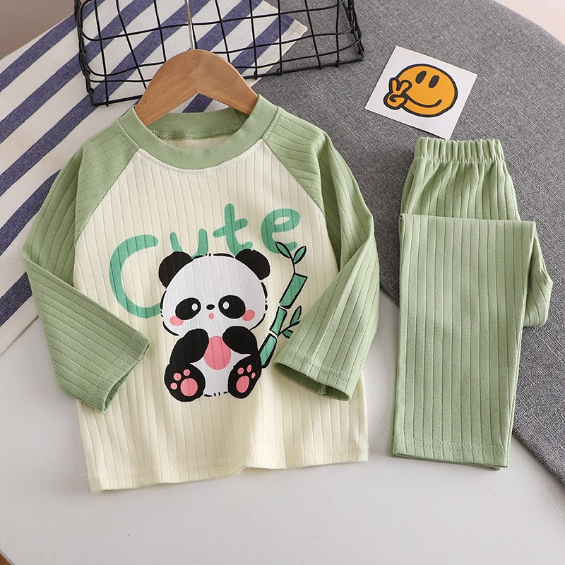 Bộ Đồ Thu Đông Dài Tay Họa Tiết Đáng Yêu Cho Bé Trai Bé Gái 𝟎𝟔𝐁𝐃𝐓