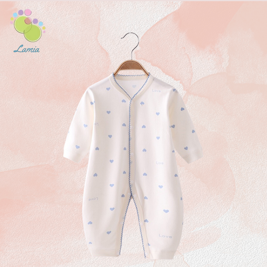Body dài tay cho bé trai, bé gái sơ sinh bodysuit liền thân 100% cotton xuất Hàn 𝟏𝟔𝐁𝐃𝐃