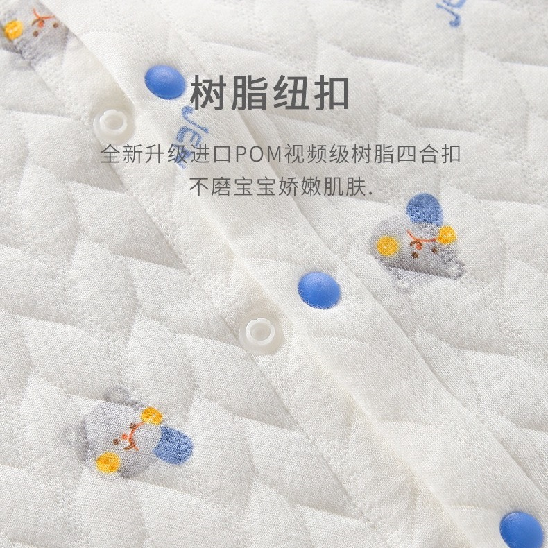 Bộ áo liền thân nỉ bông ấm áp body thu đông cho bé trai bé gái sơ sinh 𝟑𝟎𝐁𝐃𝐃