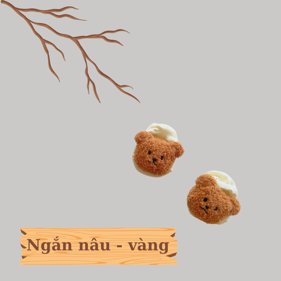 Tất vớ chống trượt hình thú nhồi bông cao cổ, thấp cổ cho bé sơ sinh 𝟎𝟓𝐓𝐓