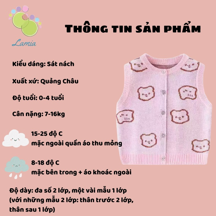 Gile Len Cho Bé Trai Bé Gái 9-15kg Hàng Nhập Khẩu Cao Cấp