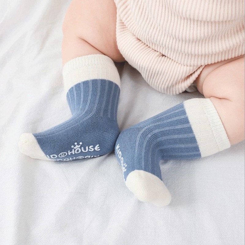Tất cotton trơn mềm mịn cho bé 0-3 tuổi 𝟎𝟓𝐓𝐂𝐓