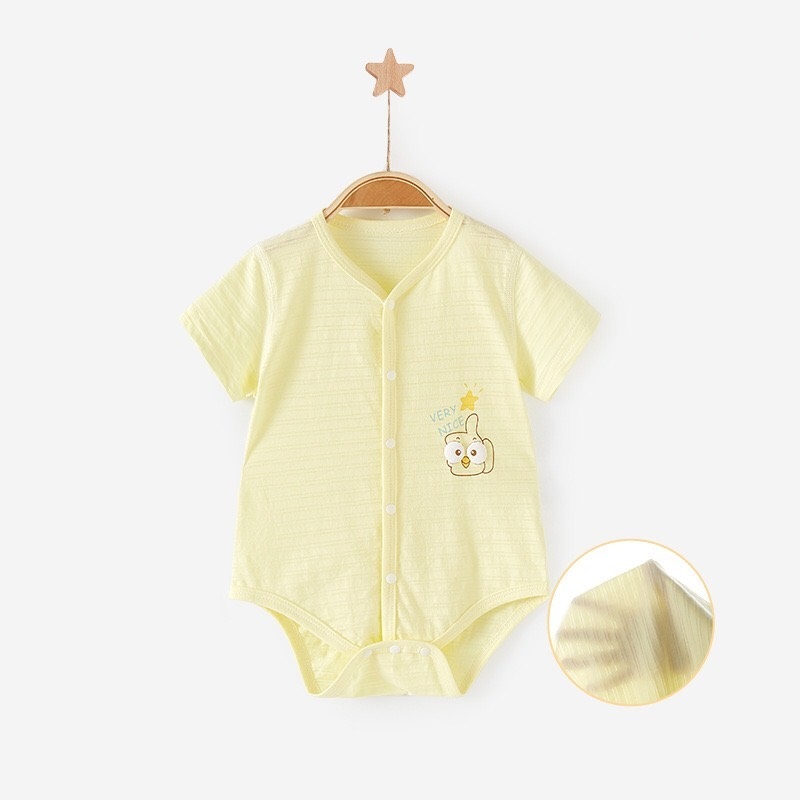 Body suit cộc tay cúc giữa 𝟐𝟐𝐁𝐃𝐒