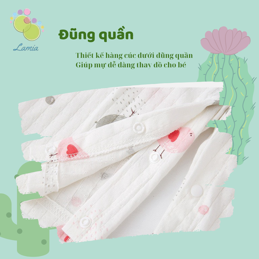 Body Đùi Cotton giấy cúc giữa 𝟓𝟖𝐁𝐃𝐃𝐔
